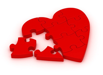 puzzled heart